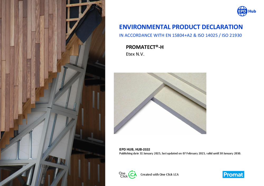 Environmental Product Declarations (EPDs) for Promat products - Promat ...