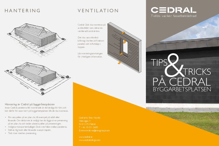 Cedral - Tips & Tricks