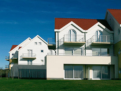 Immeuble à Wimereux, France.