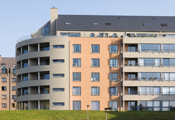 Hanse residentie in St-Lambrechts-Woluwe, Belgie