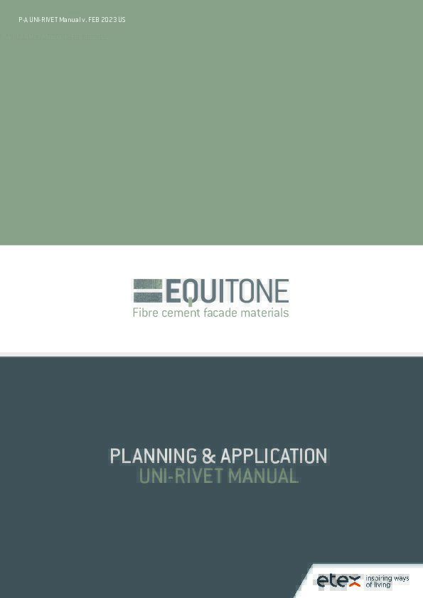 Planning and Application UNI-Rivet Manual