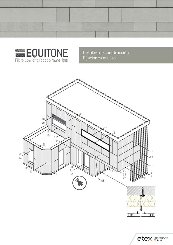 EQUITONE concealed fixing