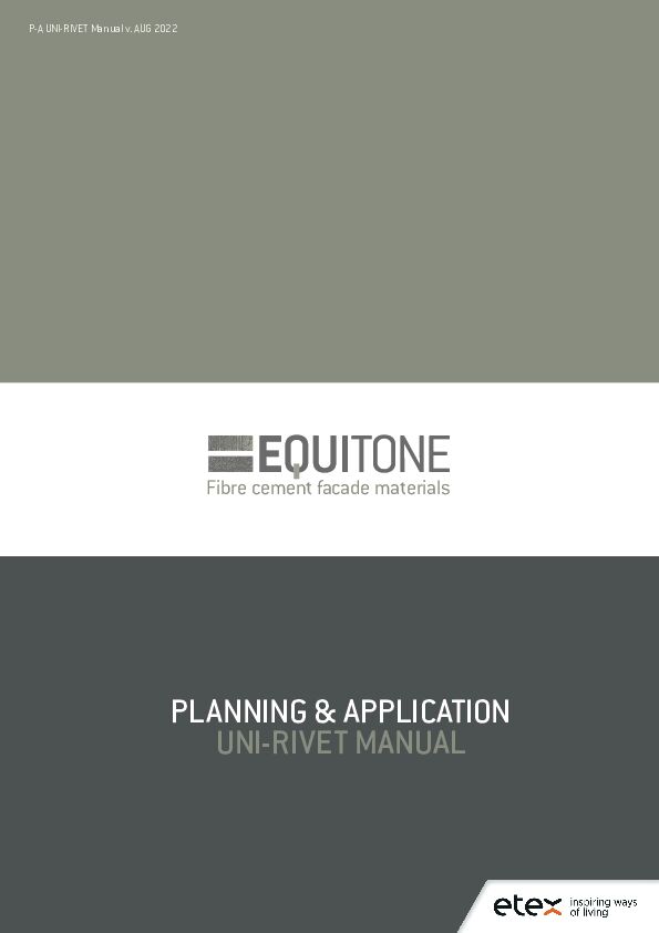 Planning & Application Uni-Rivet Manual
