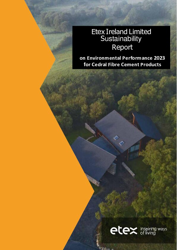 ETEX Ireland Sustainability report 2023