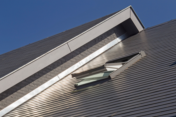 Twin roof house - eengezinswoning in Wemmel met leien