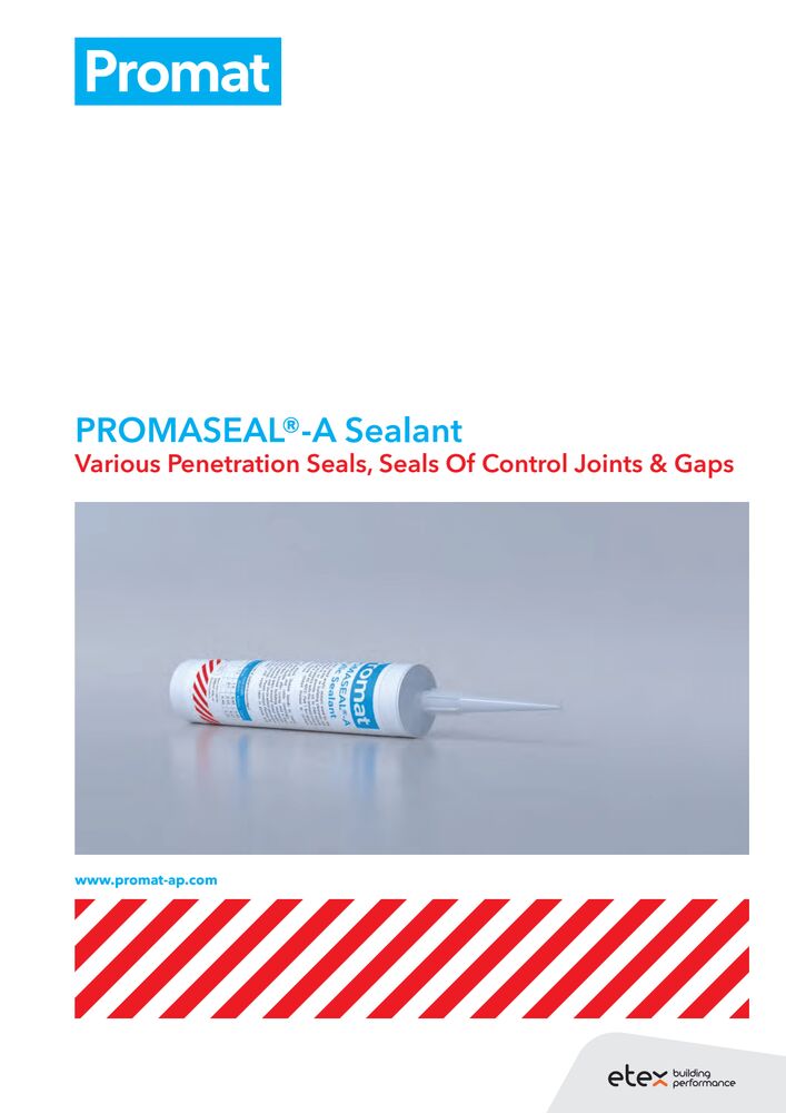 PROMASEAL® A Sealant Various Penetration Seals - Revision 1