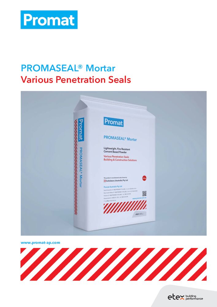 PROMASEAL® Mortar Various Penetration Seals