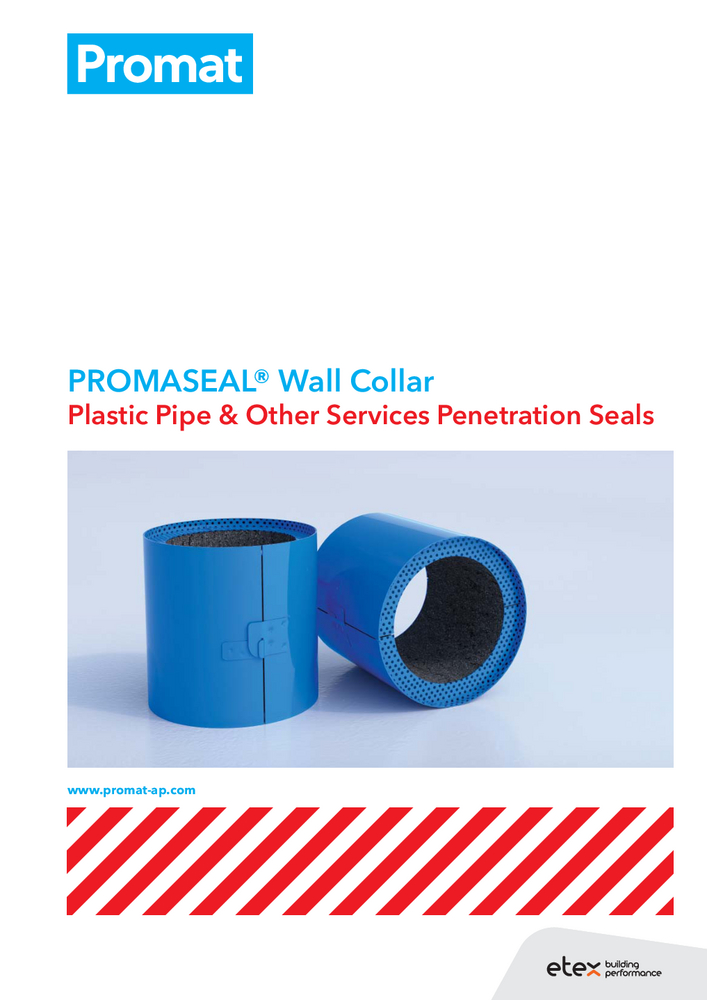 PROMASEAL® Wall Collar Plastic Pipe and Other Services Penetration Seals