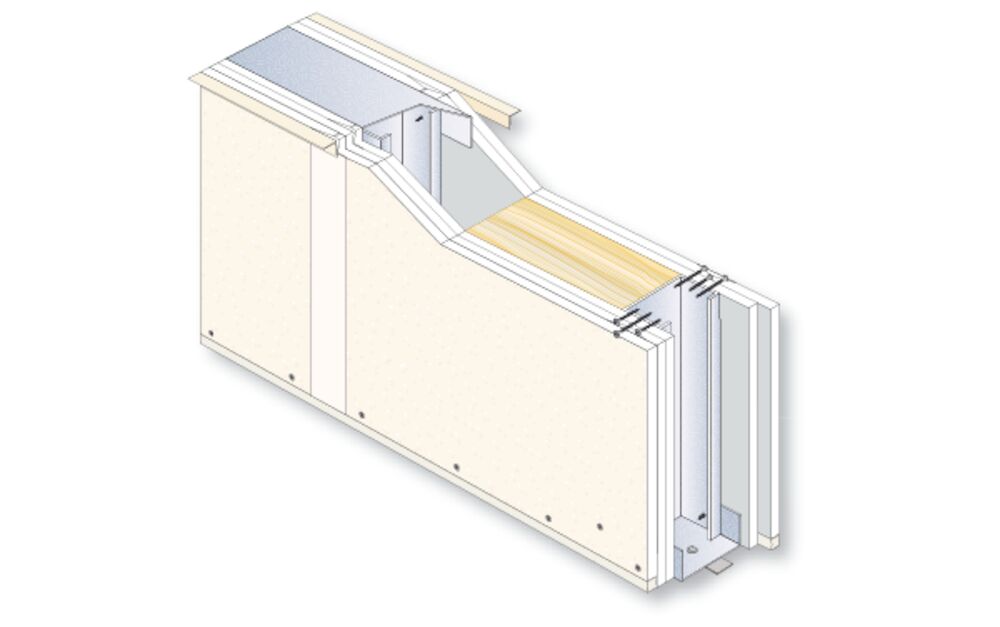 Parede Drywall Assimétrica