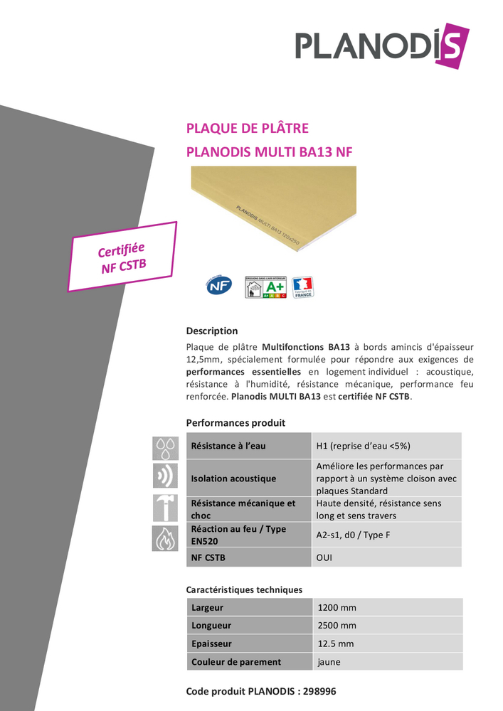 FP Planodis Multi BA13