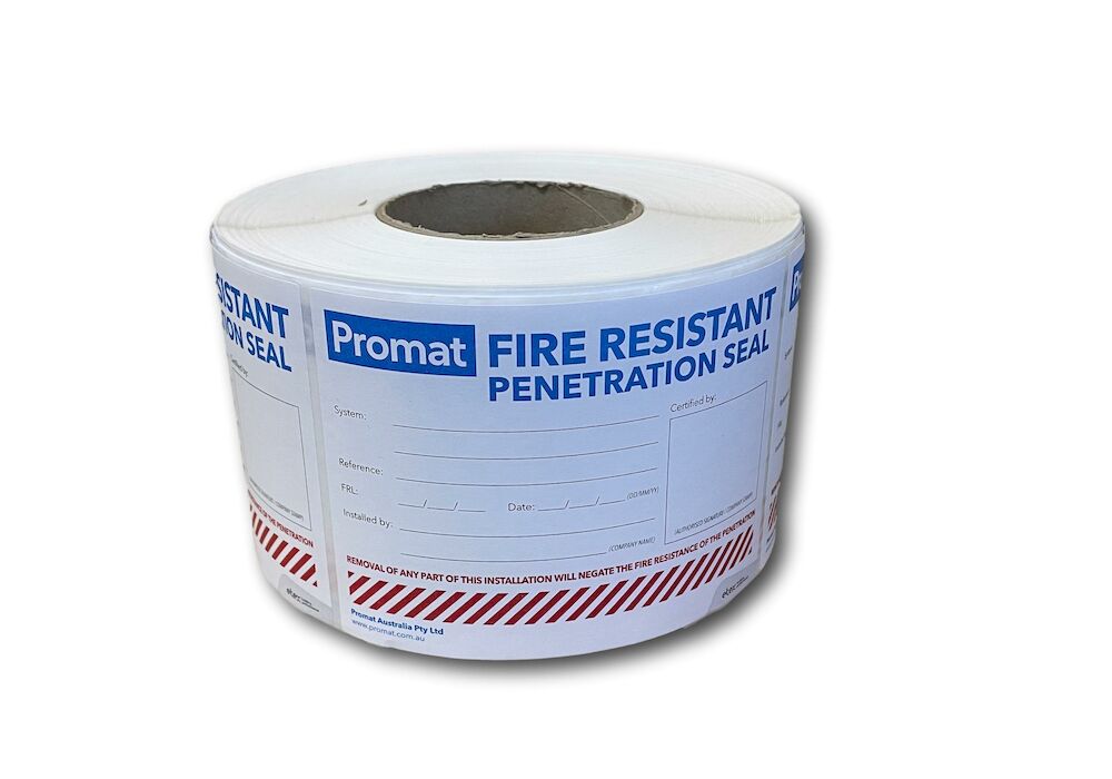 Promat Penetration Seal Sticker