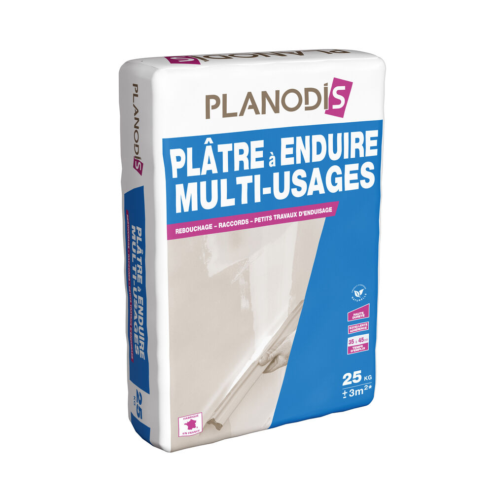 PLANODIS PLATRE A ENDUIRE MULTI-USAGES