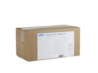 Slika rjave kartonske embalaže, v katerem je shranjen intumescenten tesnilni sistem za preboje kablov PROMASTOP®-IM Cbox 125. 