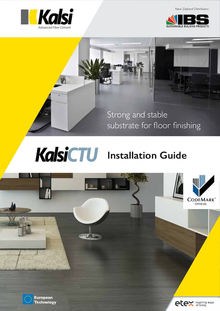 KalsiCTU Ceramic Tile Underlay Installation Guide New Zealand
