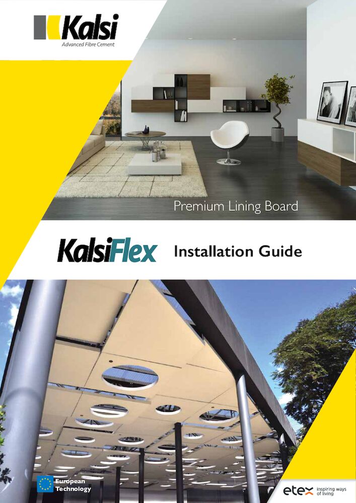 KalsiFlex Premium Lining Board Installation Guide