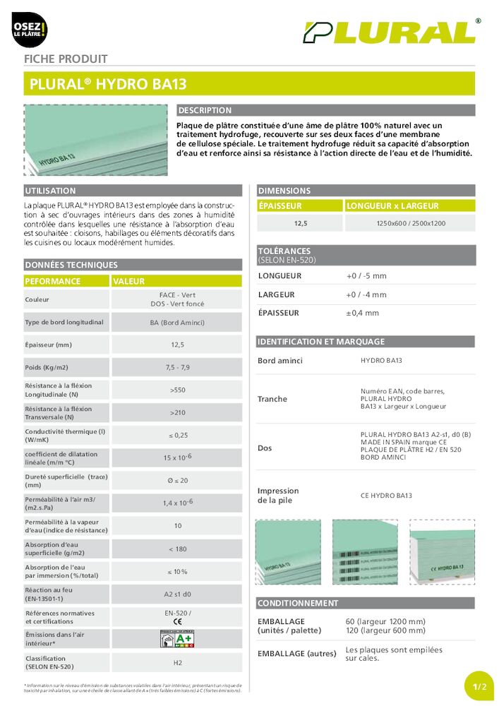 Plural® Hydro BA13