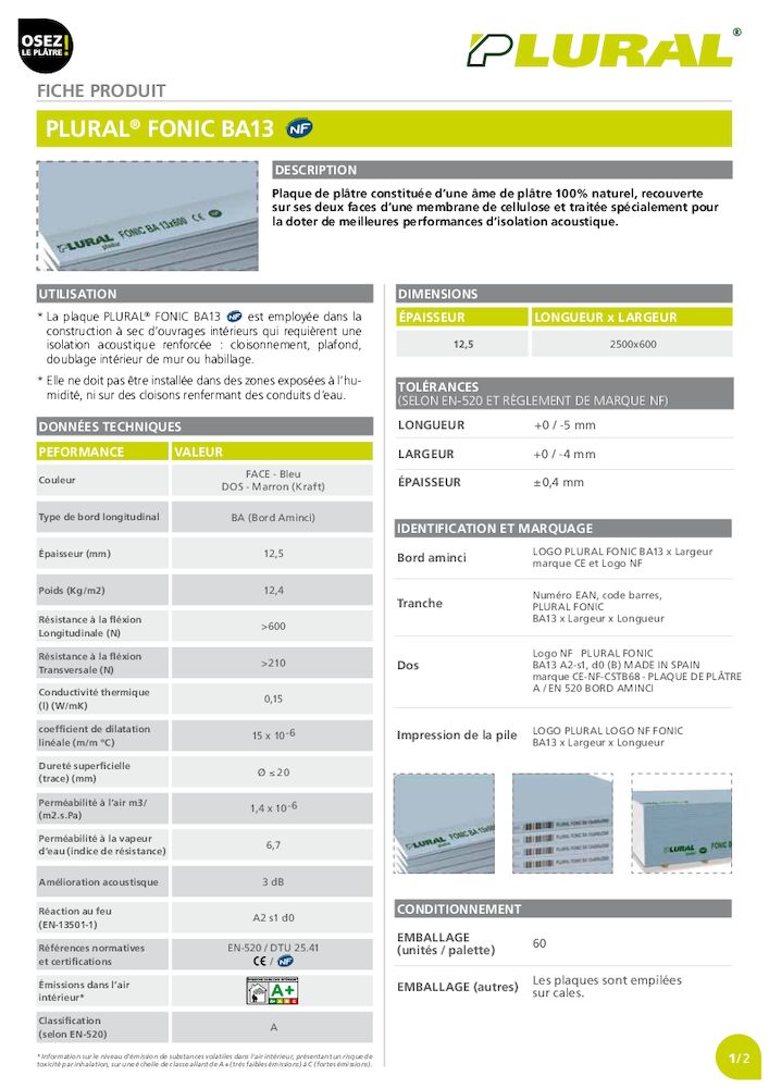 Plural® Fonic BA13