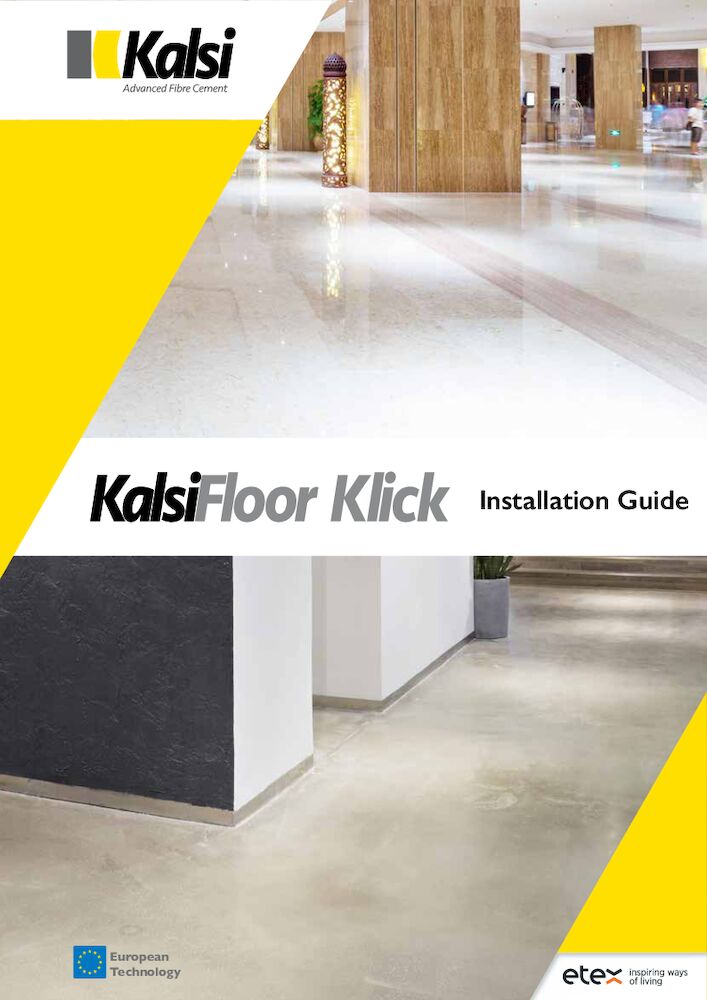 KalsiFloor Klick Installation Guide