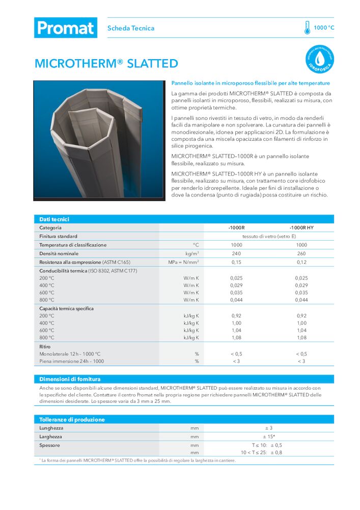 MICROTHERM®-SLATTED TDS IT