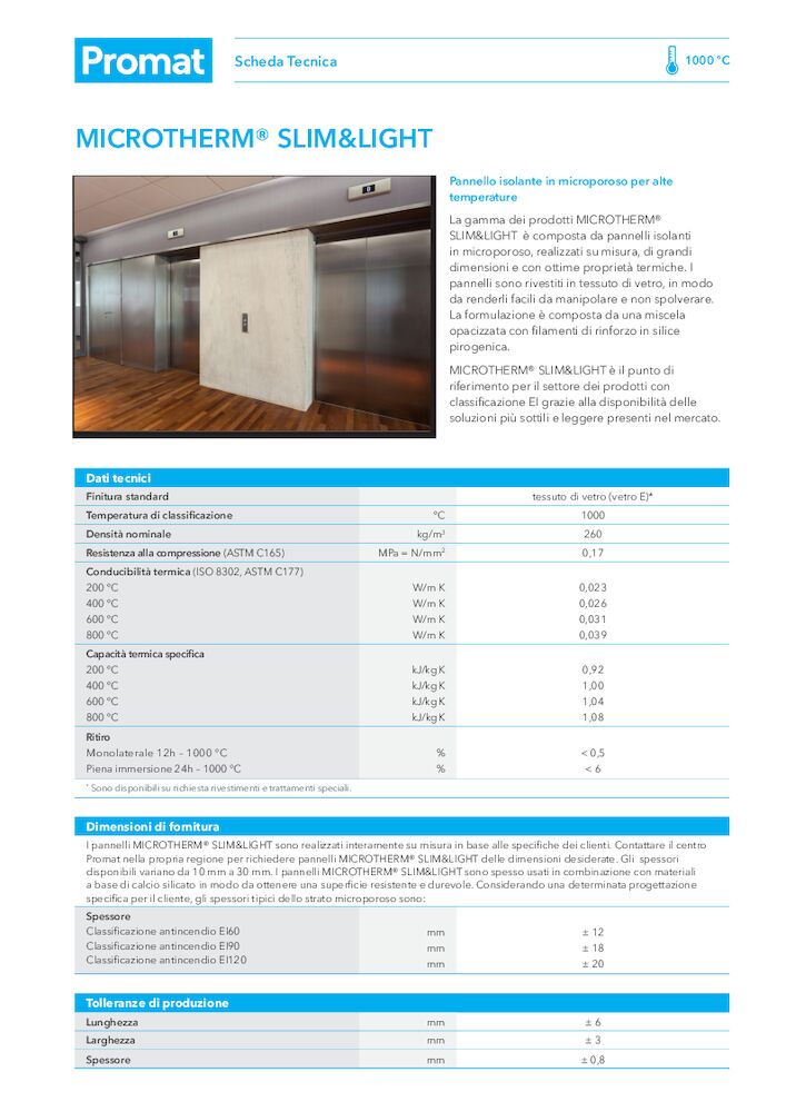 MICROTHERM® SLIM&LIGHT TDS IT