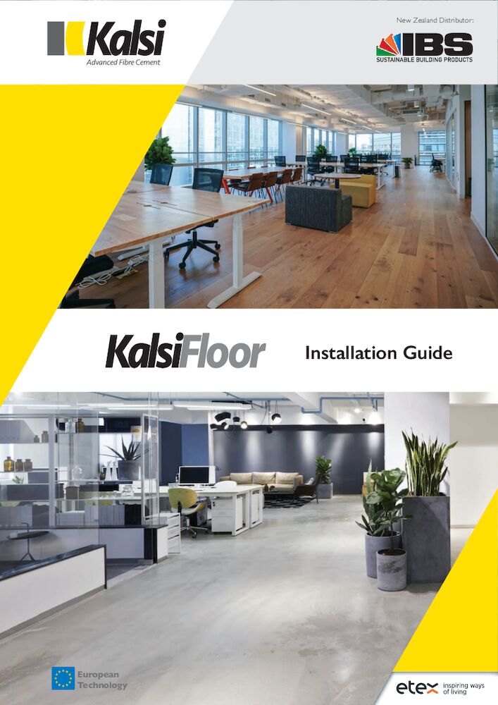 KalsiFloor Installation Guide
