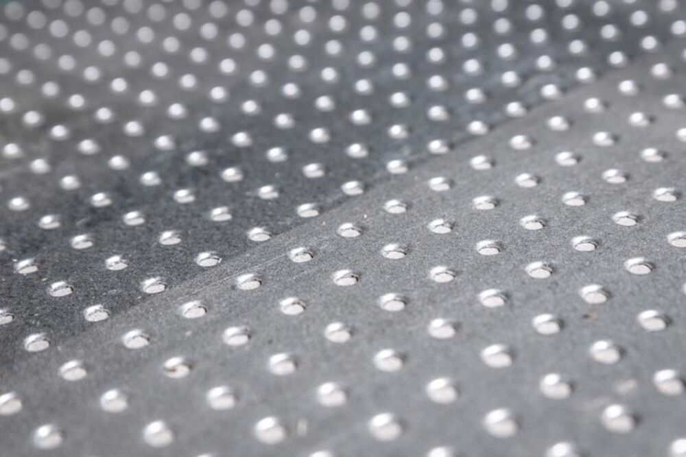 DURASTEEL® calcium silicate board covered in perforated galvanised steel