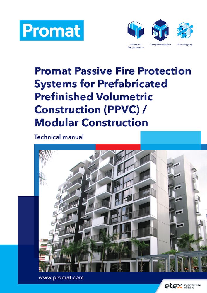 Promat Passive Fire Protection Systems for Prefabricated Prefinished Volumetric Construction (PPVC) / Modular Construction