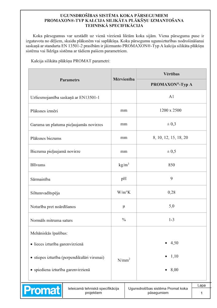 UGUNSIZTURĪGIE KOKA KONSTRUKCIJU PĀRSEGUMI REI60