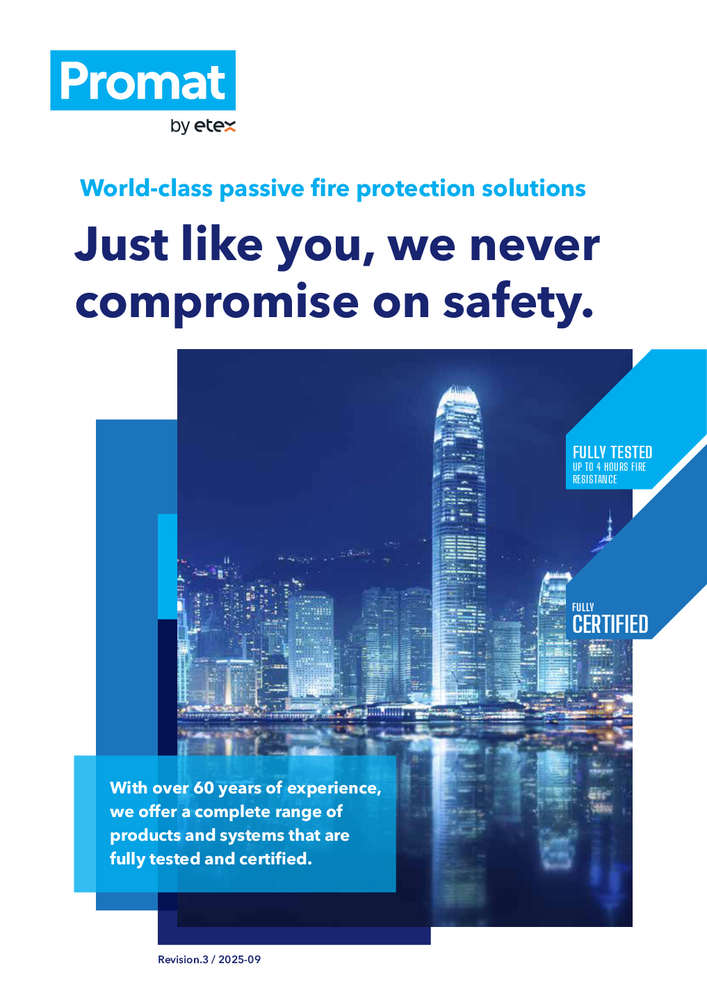 Promat comprehensive Passive Fire Protection solutions - Revision 3