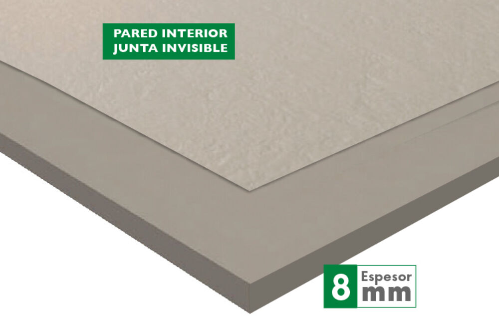 Superboard Pared Interior Junta Invisible 8 mm