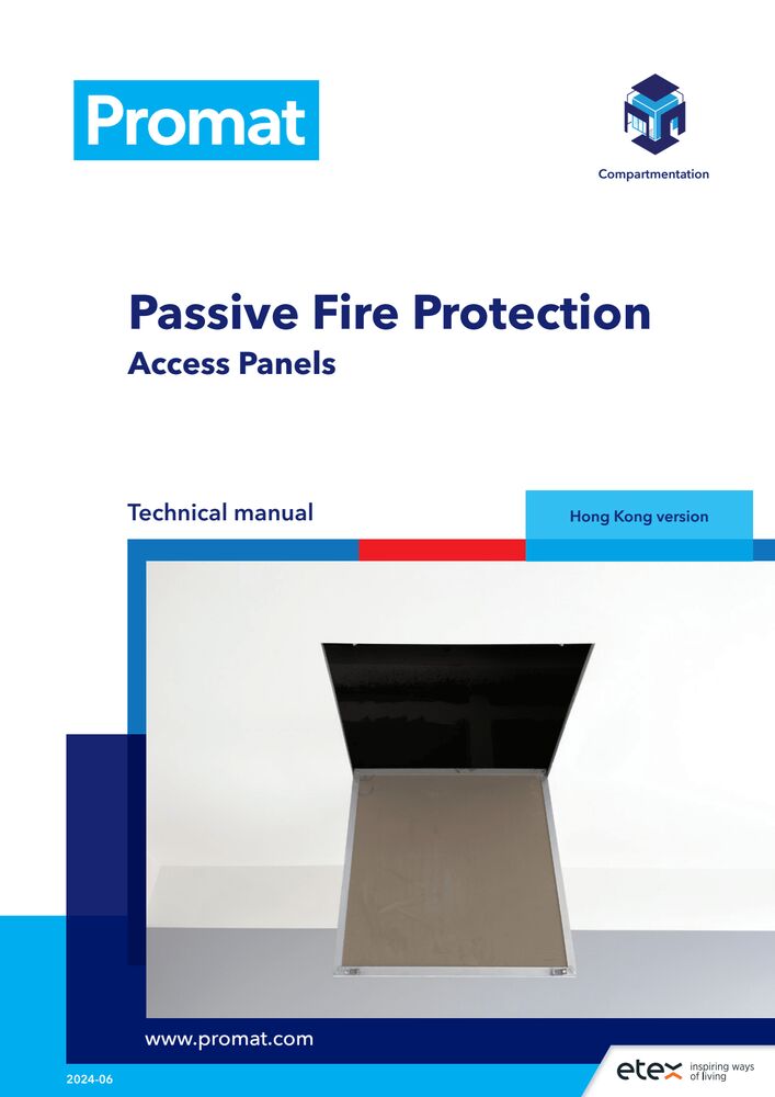 Promat Passive Fire Protection Access Panel Technical Manual