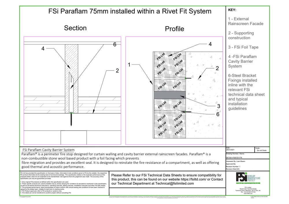 FSiPromat_Paraflam_75mm