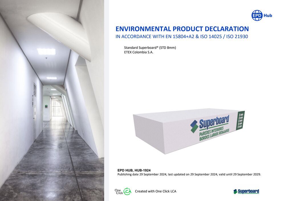 EPD Superboard 8mm EN (Environmental Product Declaration)