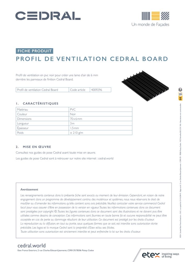 Fiche ventilation Board