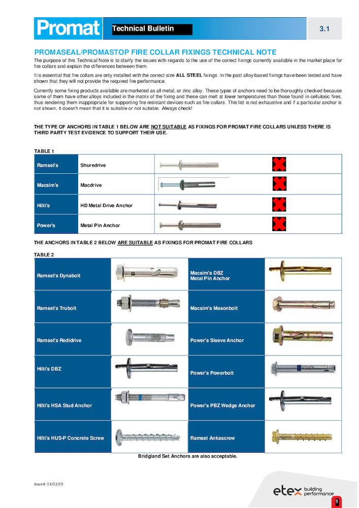 Technical Bulletin 3.1