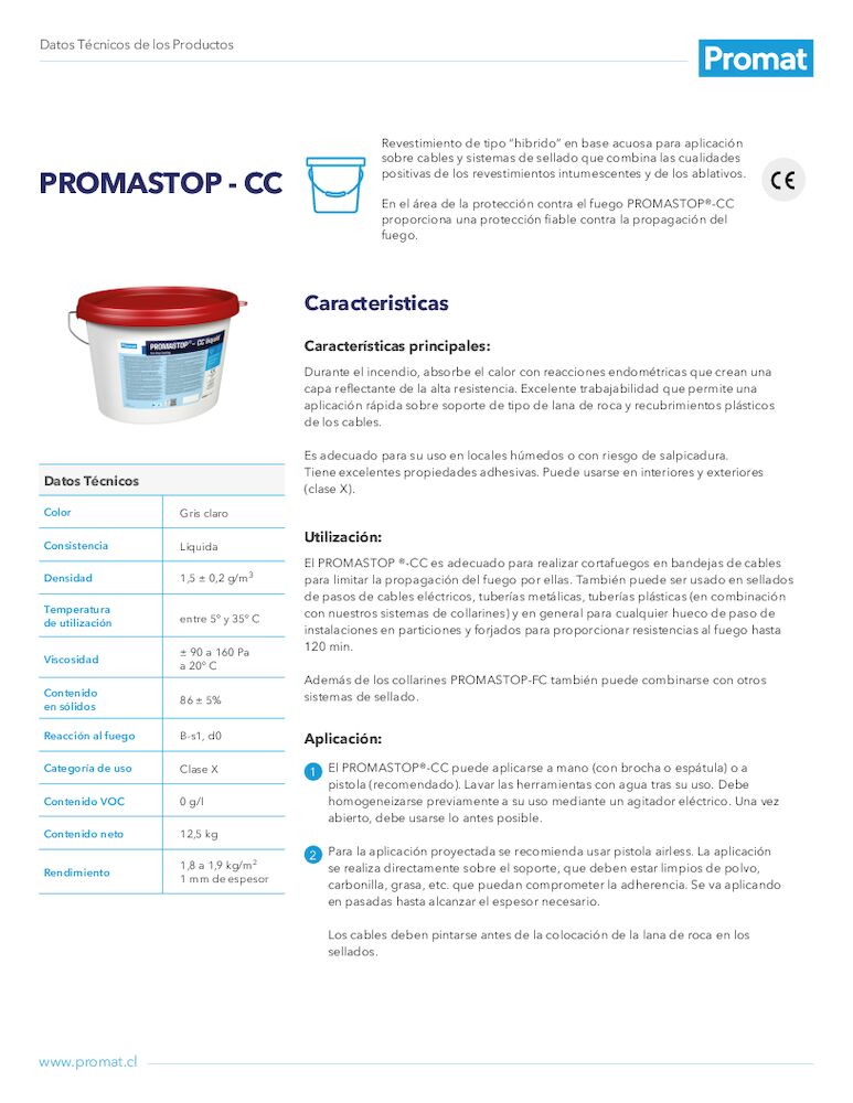 Promat-PROMASTOP-CC