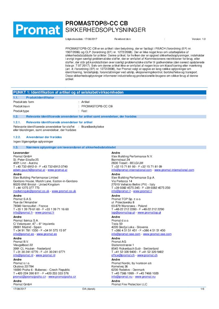 PROMASTOP®-CC CB